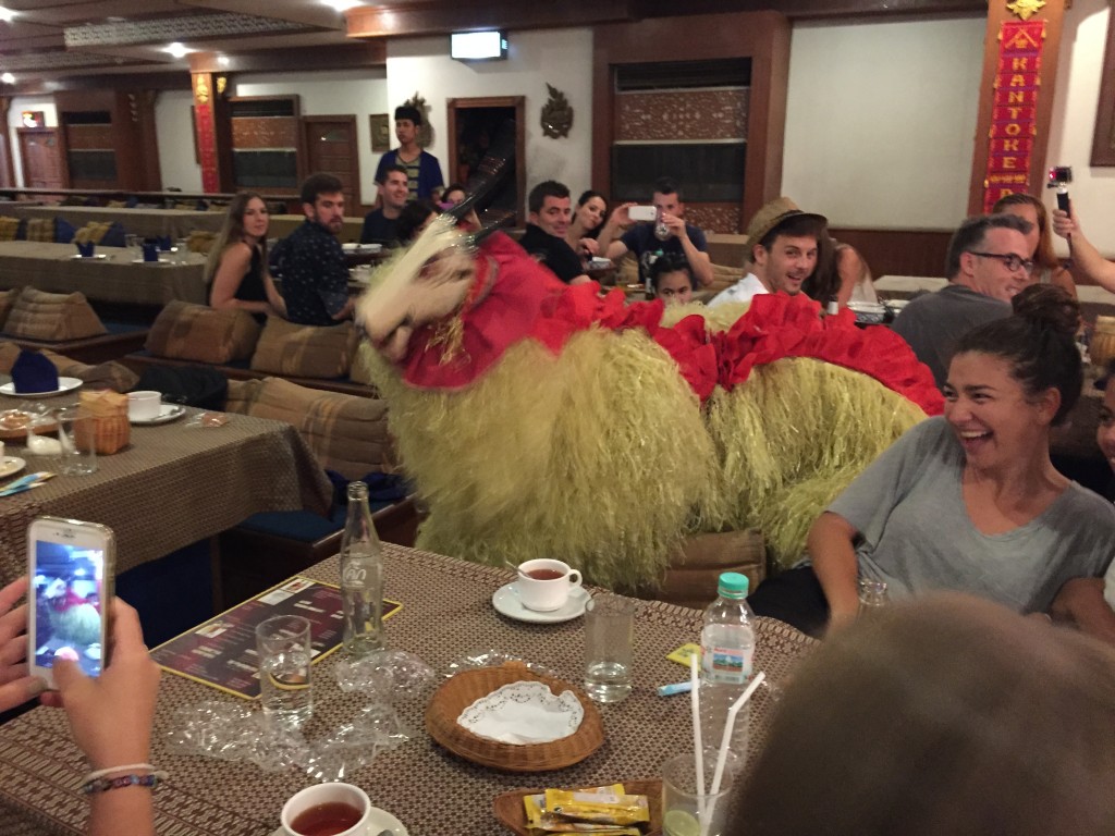 Watch out for the dragon goat!