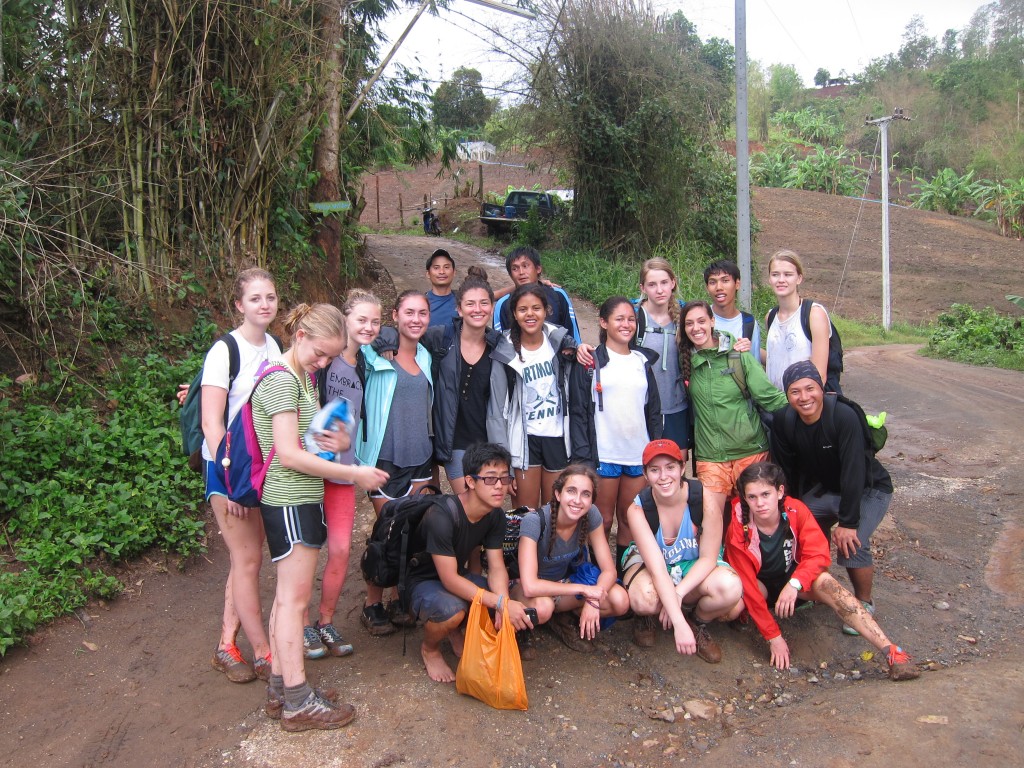 The group emerged from the hike with wet, muddy clothes, and a few good stories to tell back home.